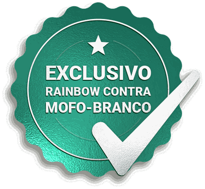 Exclusivo Rainbow contra mofo-branco